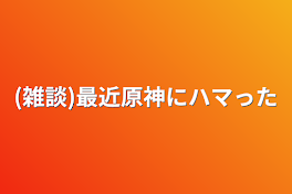 (雑談)最近原神にハマった