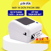 Máy In Nhiệt Pikdik 888 In Qua Máy Tính, In Đơn Hàng, Mã Vạch, Phiếu Gửi Hàng - Bảo Hành 12 Tháng