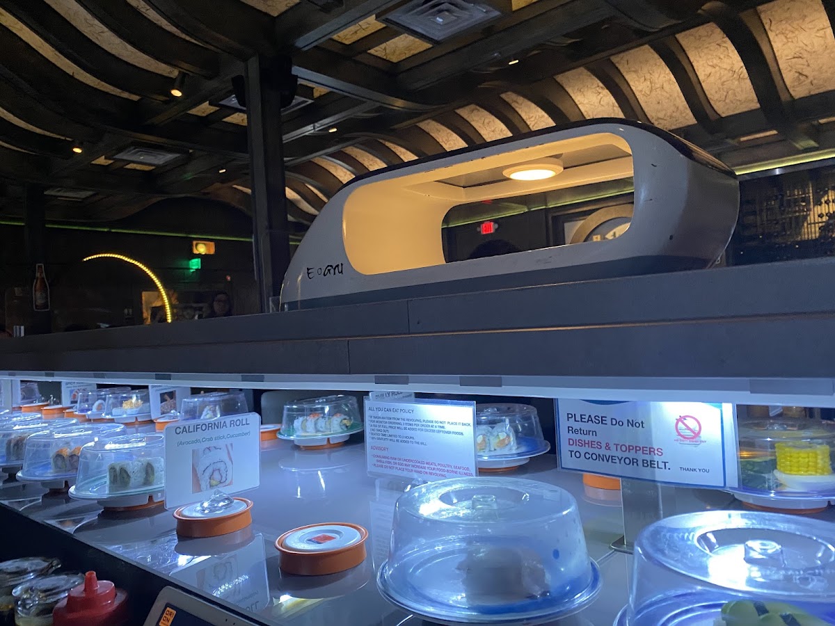 Gluten-Free at E-Gyu Revolving Sushi & BBQ