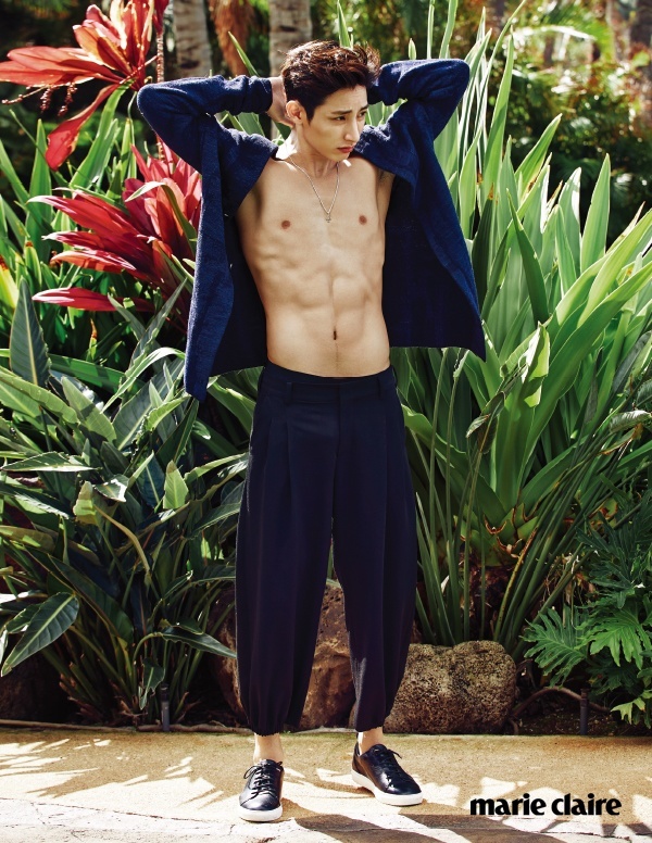 Lee Soo Hyuk Kim Young Kwang Marie Claire April 2015