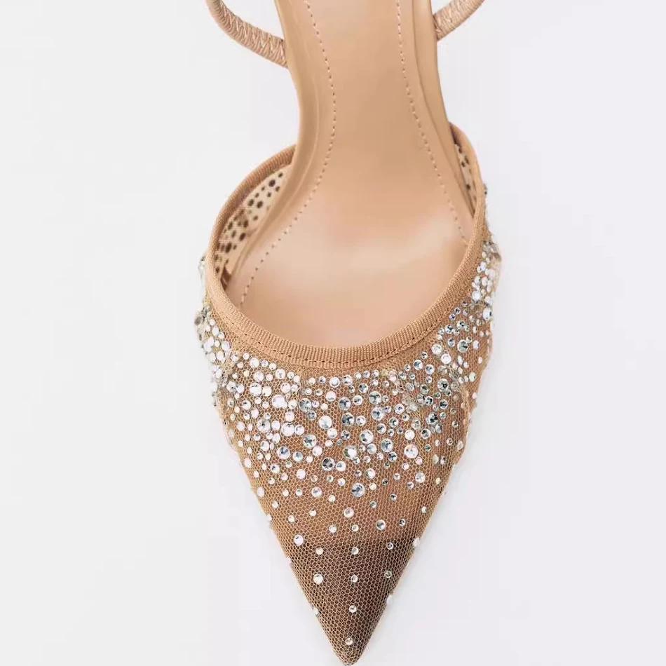 Women's Bright Mesh Fashion Classy High Heels offer stylish comfort. Perfect for adding elegance to any outfit with a mo