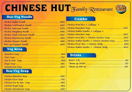 Chinese Hut Family Restaurant menu 3