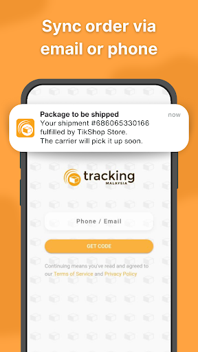 Screenshot Tracking.my Package Tracker