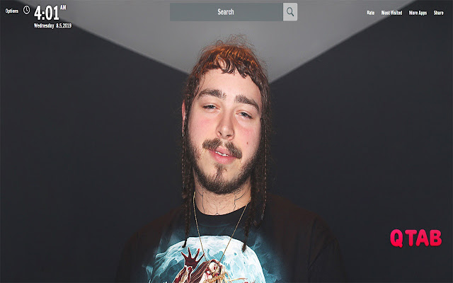 Post Malone New Tab Wallpapers