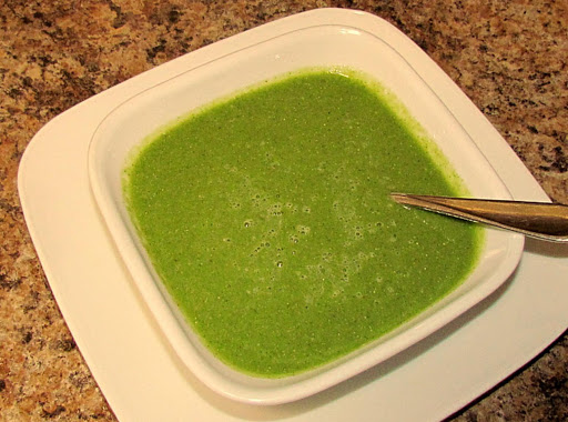 This is very green soup!