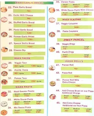 Maxx Pizza Wonder menu 7