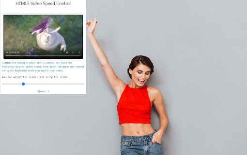 HTML5 Video Speed Control