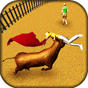 Bull Fighting Angry Bull Street Escape  Icon