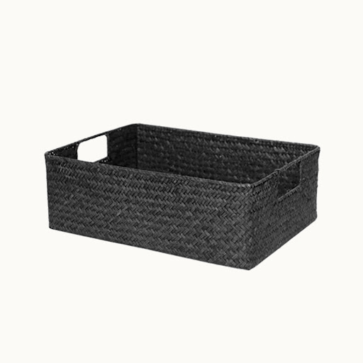 Title 4, Hand Woven Storage Baskets Three Piece Set Vers...