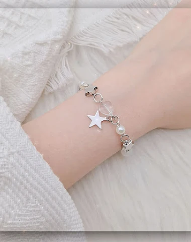 Bracelet pendentif étoile à cinq br - 2