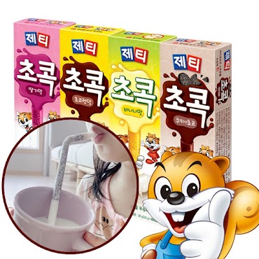 [1 Cái] Ống Hút Diệu Kì - Ống Hút Đổi Vị Sữa (Socola, Dâu, Chuối, Bánh Cookies) Dành Cho Bé Hãng Jetty Hàn Quốc