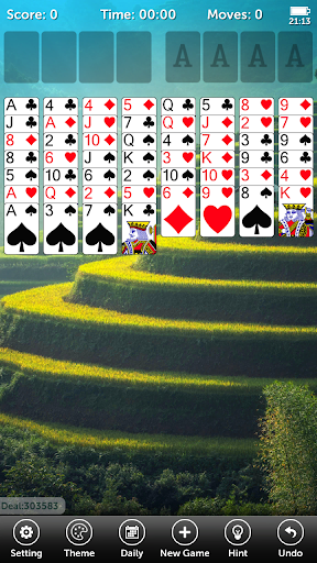 Screenshot FreeCell Solitaire Pro