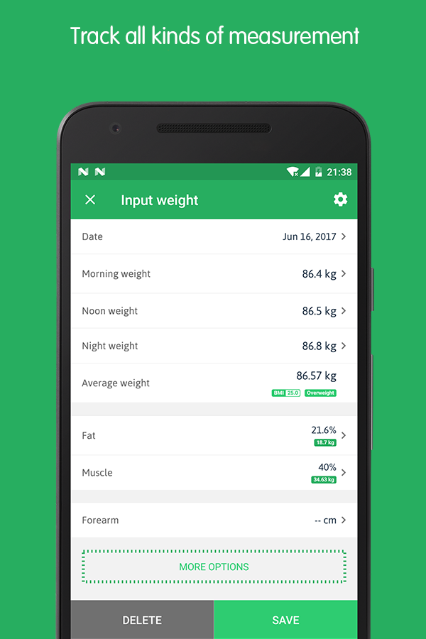    Weight Track Assistant - Free weight tracker- screenshot  