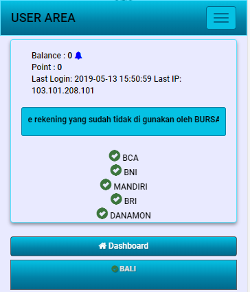 Login Bursa