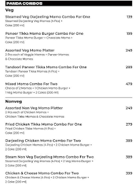 Panda Momos menu 5