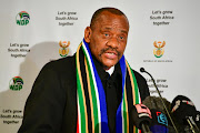 Hawks head Godfrey Lebeya briefs the media on successes by the Hawks in the fourth quarter of the 2023/24 financial year.
