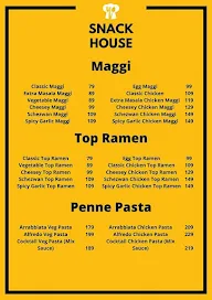 Snack House menu 4