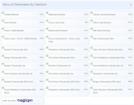 Cheesecakes By CakeZone menu 1