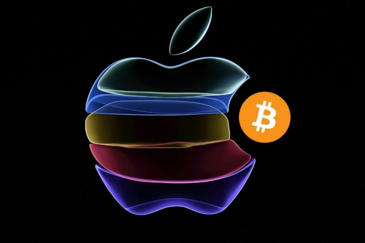 Blog - Apple Logo and Bitcoin