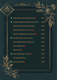 The Royal Imperial Feast menu 1