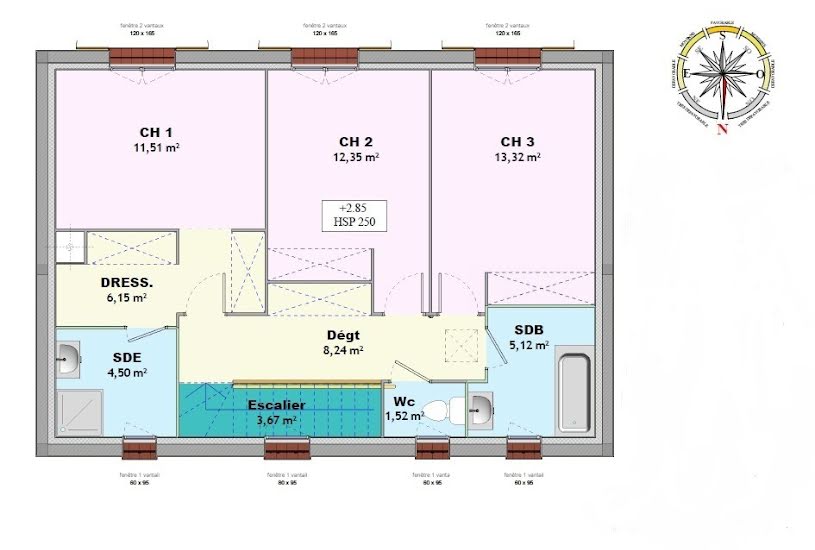  Vente Terrain + Maison - Terrain : 669m² - Maison : 130m² à Bollène (84500) 