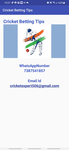 Screenshot Cricket Betting Tips