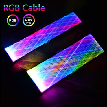 Dây Nguồn Nối Dài Led Rgb Dạng Lưới - Hỗ Trợ Đồng Bộ Hub Coolmoon / Đồng Bộ Mainboard