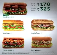 Subway menu 2