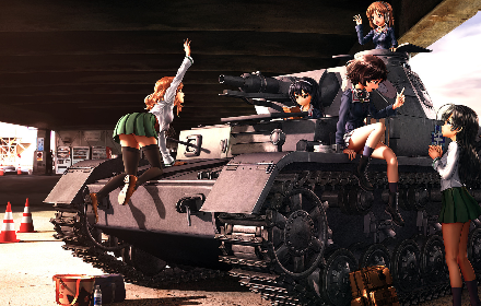 Girls und panzer 01 - 1366x768 small promo image