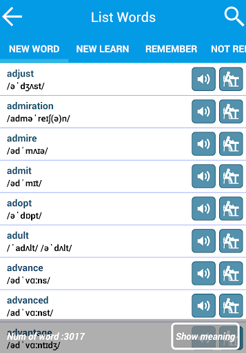 3000 Oxford Word Defination