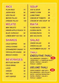 Swad Restaurant menu 3