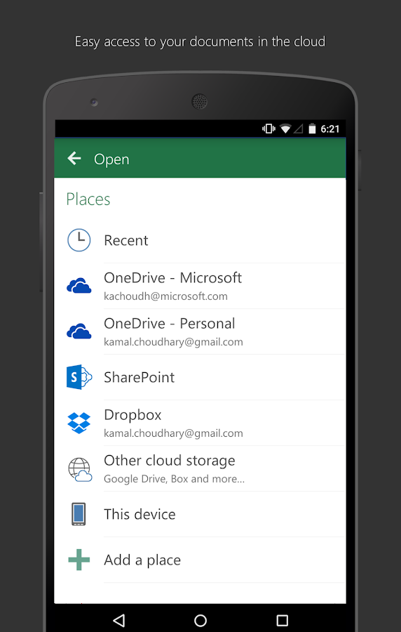 Microsoft Excel - Android Apps on Google Play