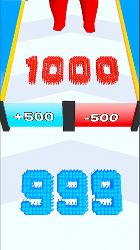 Screenshot Crowd Number Run 3D