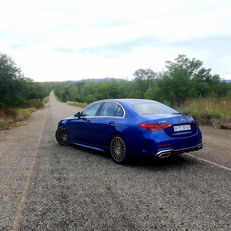 Typical cues of a high-rise boot ensure the C-Class is easily recognisable. Picture: PHUTI MPYANE