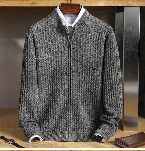 Title 4, Mens Fashion Casual Pure Wool Sweater, Offerin...