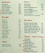 Walks of Life menu 2