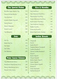 Krushna Sagar Pure Veg menu 1
