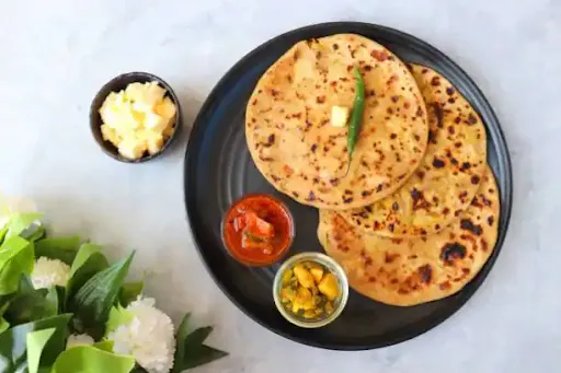 2 Aloo Paratha.