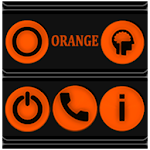 Cover Image of Tải xuống Orange and Black Icon Pack ✨Free✨ 4.8 APK