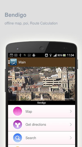 Bendigo Map offline