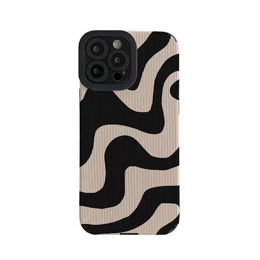 Title 3, Minimalist Zebra Striped Protective Phone Case,...