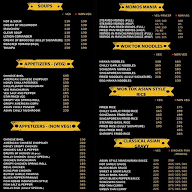 Chopstick Gully menu 1