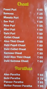 Tea Chaat menu 1