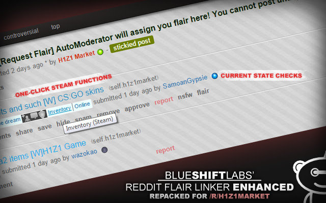 Reddit Trading FLE - H1Z1M Repack chrome extension