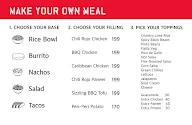 California Burrito menu 1