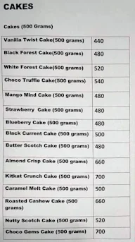 Crusto Cake menu 4