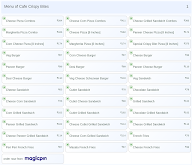 Cafe Crispy Bites menu 1