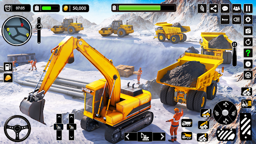 Screenshot Snow Offroad Construction Game