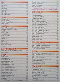 Shabari menu 3