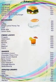 Nadeem's Burger Point menu 1